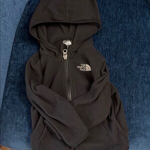 The North Face Black Zip-Up Hoodie Sweatshirt